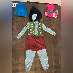 Trolls family Halloween costumes set